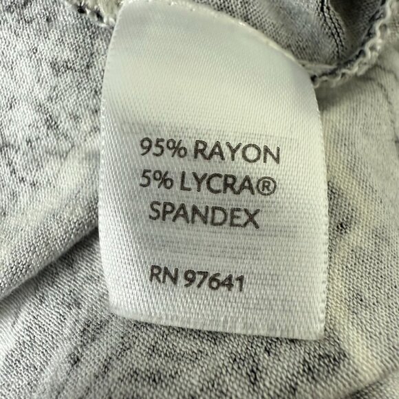 J. Jill Wearever Collection Paisley Floral Top Large Stretch Tunic 3/4 Sleeves - Picture 10 of 11